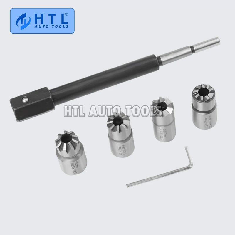 Kit Ferramenta Removedora de Assento de Injetor Diesel 5 Peças – Para Delphi, Bosch, BMW, Mercedes, PSA, Ford, Fiat, Peugeot