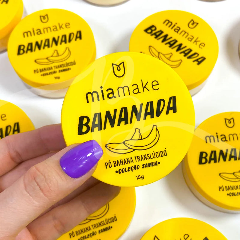 Samba Mia Make – Pó Translúcido Banana 15g | Linha Collection