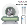 Caixa de Areia Automática Inteligente Newpet para Gatos – 65L, Autolimpante com Controle via App, Desodorizador Iônico