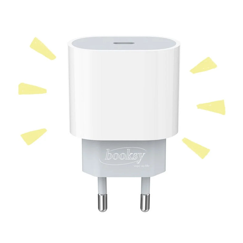 Carregador Turbo 20W Tipo C x Lightning – Compatível com iPhone 11 Pro até A14