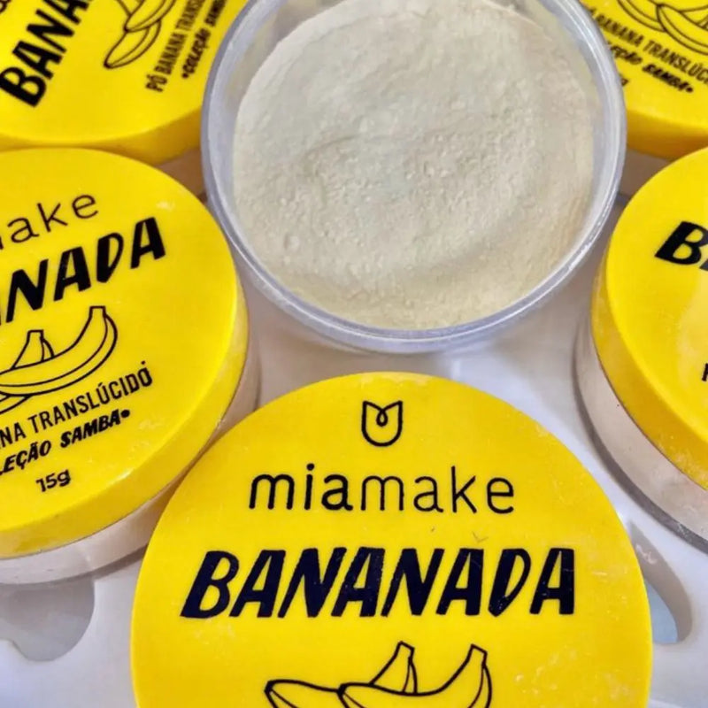 Samba Mia Make – Pó Translúcido Banana 15g | Linha Collection