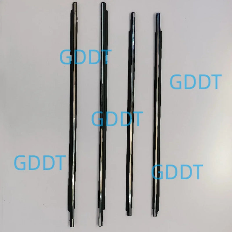 4 Peças de Borracha Externa de Acabamento de Vidros para Toyota Corolla 2003–2008 – Cromado ou Preto
