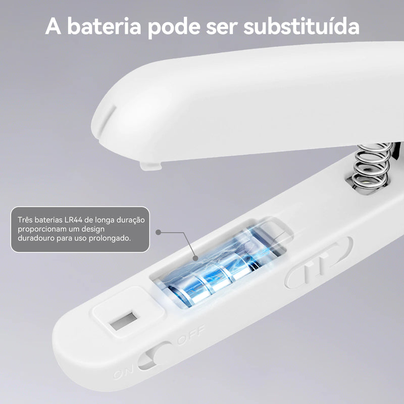 Alicate Elétrico Novo para Corte de Unhas de Cães e Gatos com Luz LED