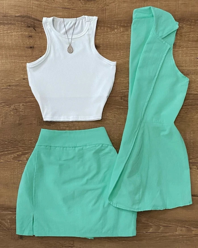 Conjunto Urbano Feminino 3 Peças – Coleção 2025