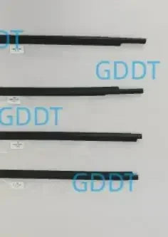 4 Peças de Borracha Externa de Acabamento de Vidros para Toyota Corolla 2003–2008 – Cromado ou Preto