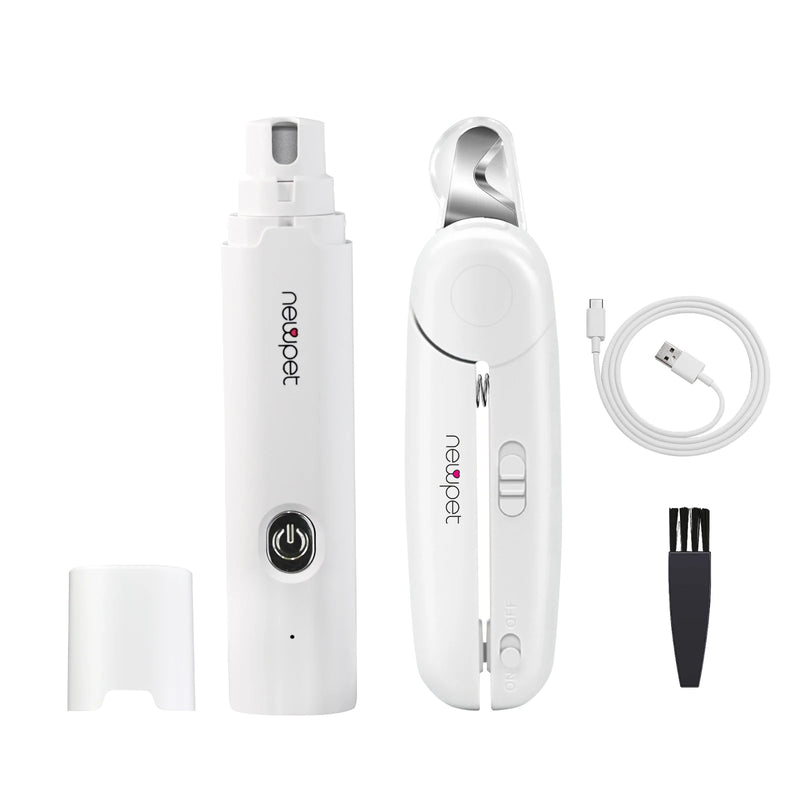 Alicate Elétrico Novo para Corte de Unhas de Cães e Gatos com Luz LED