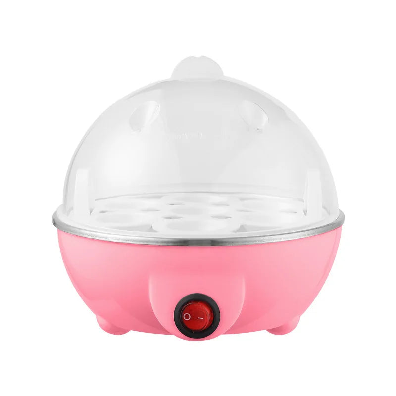 Cozedor de Ovos Elétrico Multifuncional – Vapor Rápido para Ovos, Milho, Leite e Mais