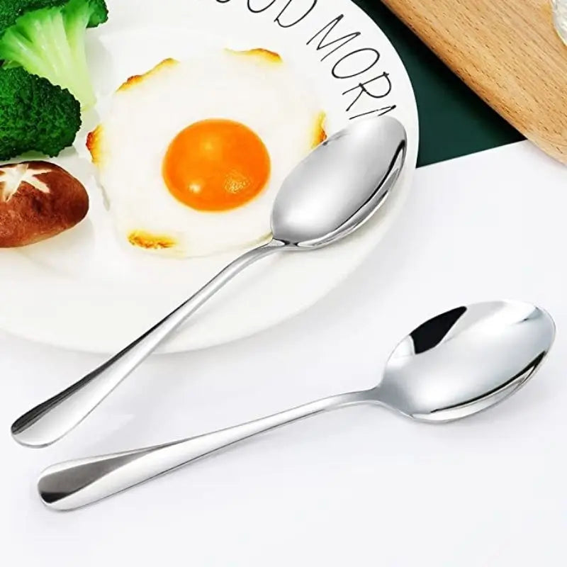 (C/ 6 Kit) Colher Taber de Aço Inoxidável para Sopa