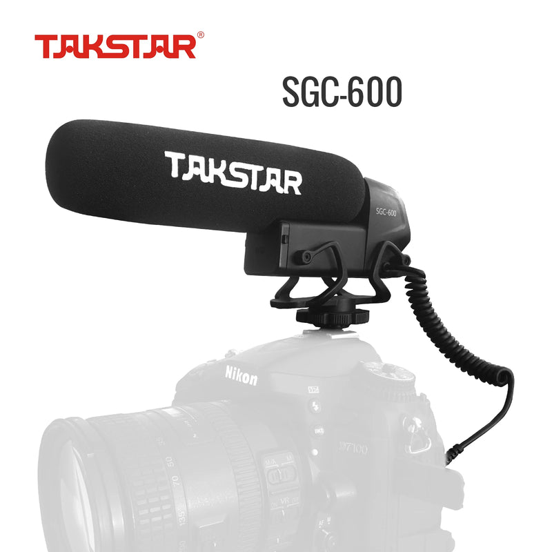 Microfone Shotgun Takstar SGC-600 para Câmera