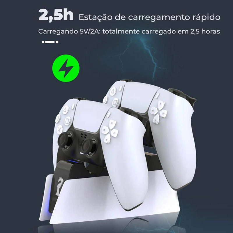 PS5 Type-C DualSense Charging Station Dual Charging Dock Charger Stand for PlayStation 5 DualSense Wireless Game Controller