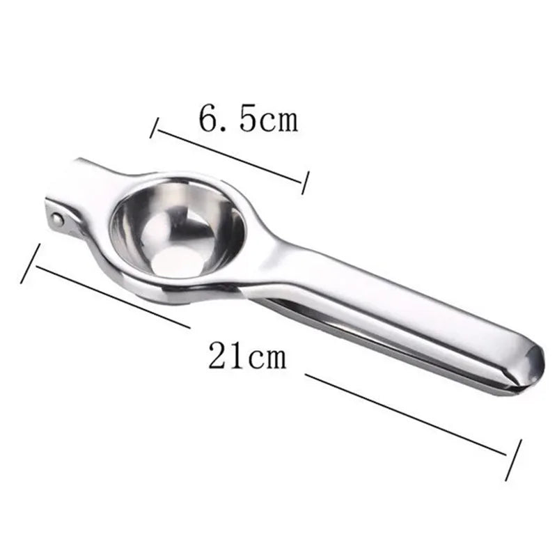 Espremedor Manual de Limão em Aço Inoxidável – Processador, Espremedor de Limão e Laranja para Uso Doméstico – Acessório de Cozinha para Prensar Frutas