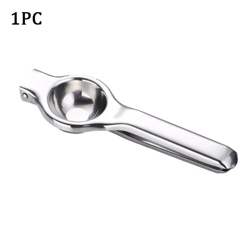 Espremedor Manual de Limão em Aço Inoxidável – Processador, Espremedor de Limão e Laranja para Uso Doméstico – Acessório de Cozinha para Prensar Frutas