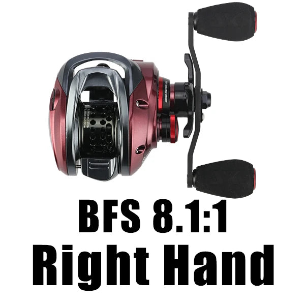 Carretilha SeaKnight RED FOX BFS – Bait Finesse System (BFS) Design Profissional, Leveza Extrema e Desempenho de Alta Precisão