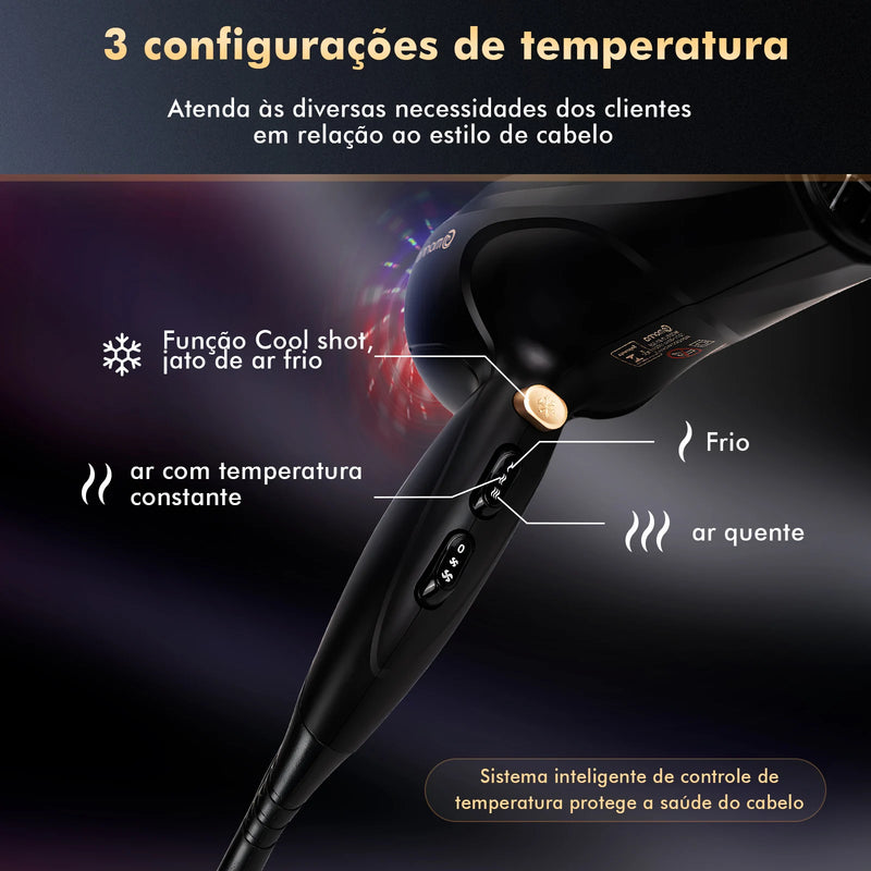 Secador de cabelo, secador, secador profissional, secador elétrico, secador Brasil
