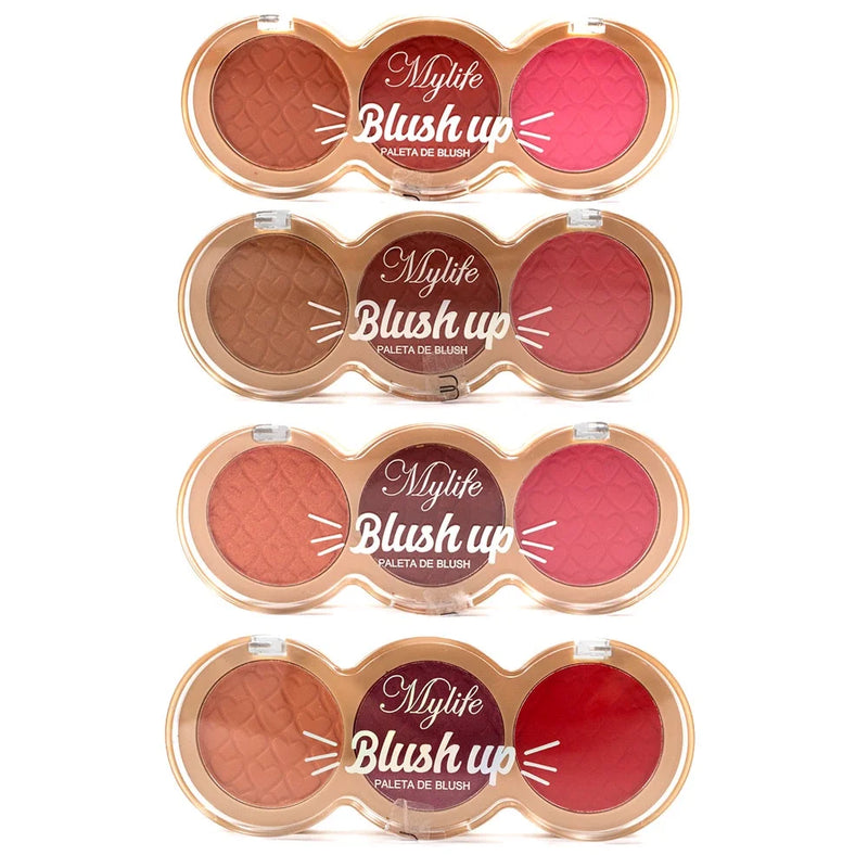 Minha Vida Paleta Trio de Blush Blush Up