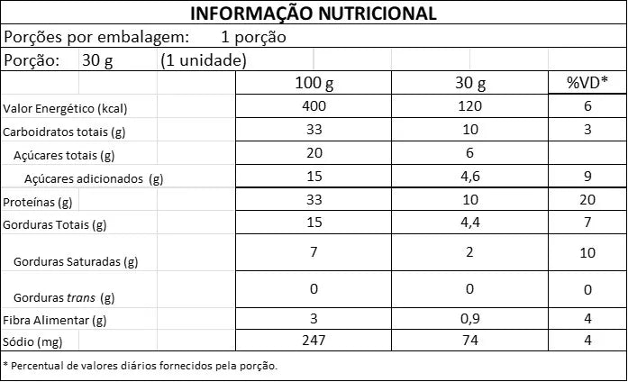 Elitebar Barra de Proteína 30g – Caixa com 12 Unidades | Soldiers Nutrition