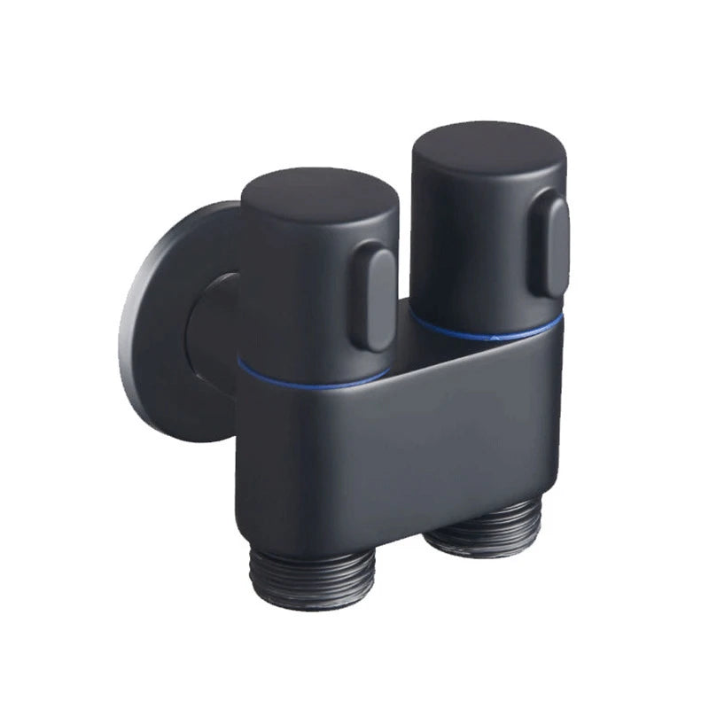 Kit de Chuveiro Higiênico com Duplo Registro e Saída de Água Independente – Preto