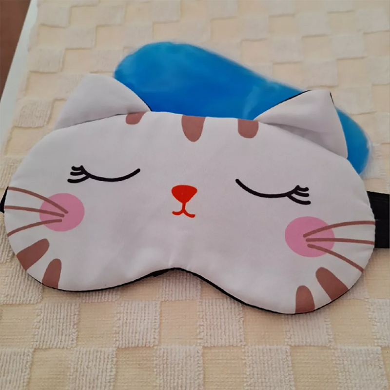 Máscara de Descanso com Gel Térmico – Formato Saco de Dormir