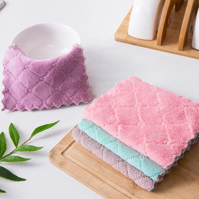 Pano Absorvente Anti-óleo para Cozinha / Toalha de Limpeza / Toalha de Mesa
