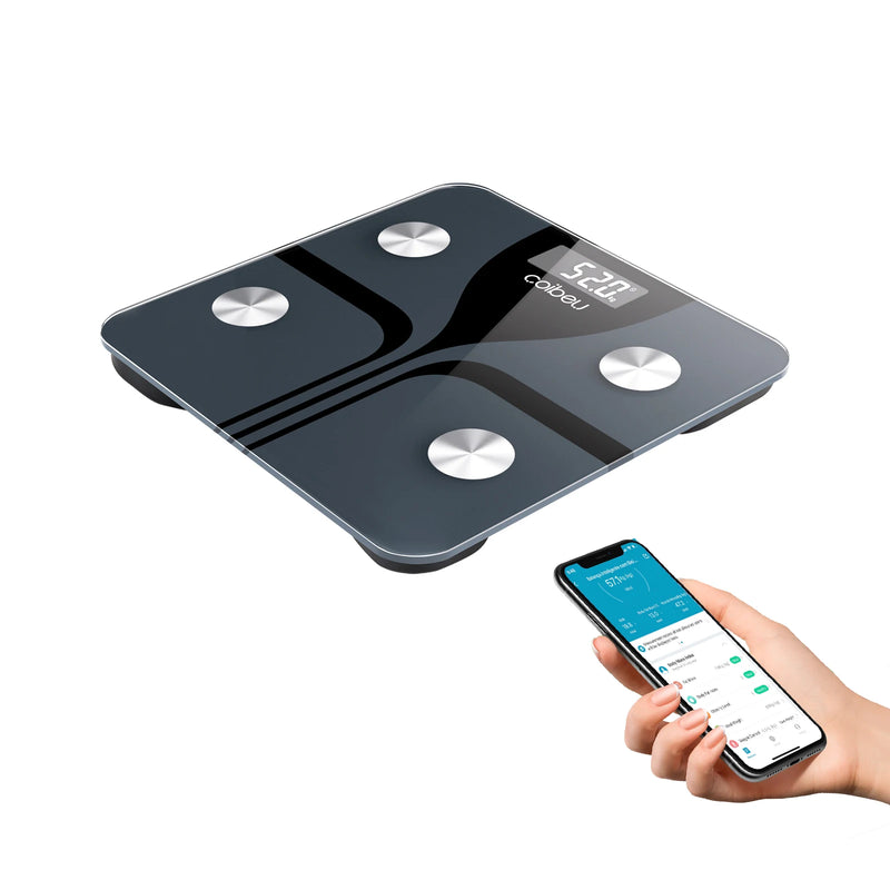 Balança de Composição Corporal Inteligente Wi-Fi, Compatível com Tuya