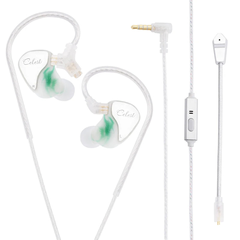 Novo Fone de Ouvido In Ear Kinera Celest Wyvern com Cabo de Microfone Destacável Boom IEMs Headset para Jogos