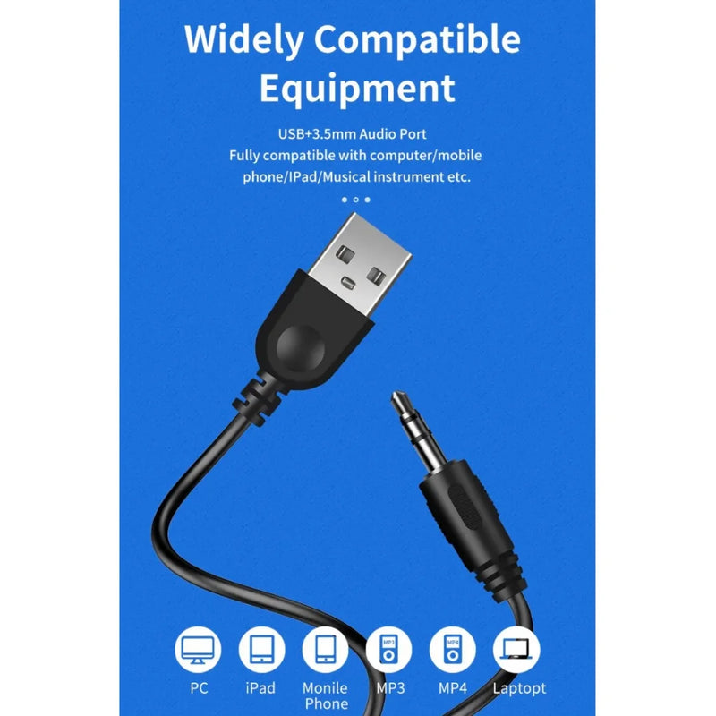 Caixinha de Som com LED RGB para PC Gamer Notebook TV Smart Som Potente Portátil Entrada USB e P2 Conexão Estável Alta Qualidade