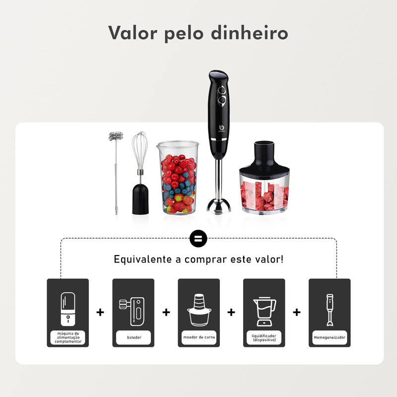 Liquidificador Mixer 127V Coibeu — Mini Liquidificador Portátil Elétrico