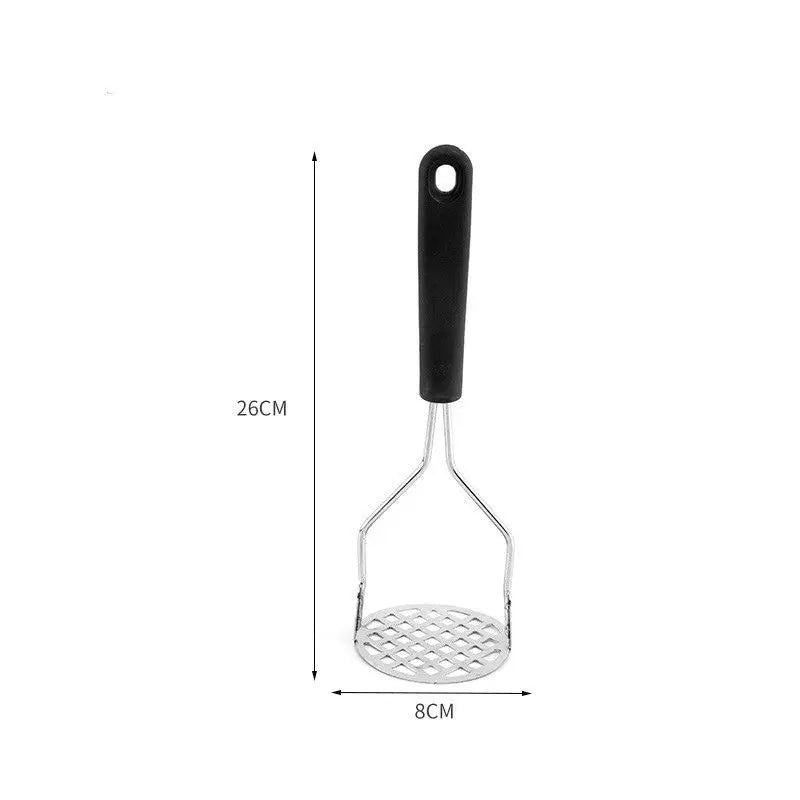 Natal Amassador Batatas  Legumes Multiuso Aço Inox Com Cabo Plastico Cozinha Multiuso  Promoções
