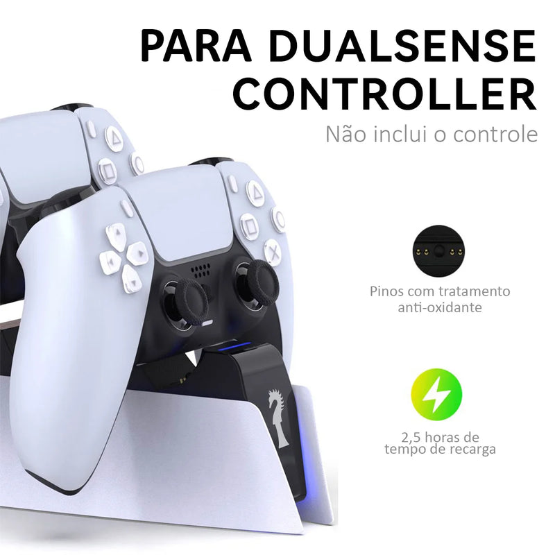 PS5 Type-C DualSense Charging Station Dual Charging Dock Charger Stand for PlayStation 5 DualSense Wireless Game Controller