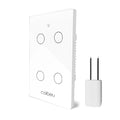 Interruptor Inteligente WiFi – Sem Neutro, Compatível com Alexa, Alexia e Tuya, Interruptor Touch, Controle Remoto – Brasil  Tomada Inteligente WiFi
