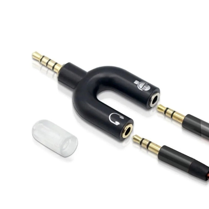 Adaptador Y P2 para P3 – Splitter para Fone e Microfone