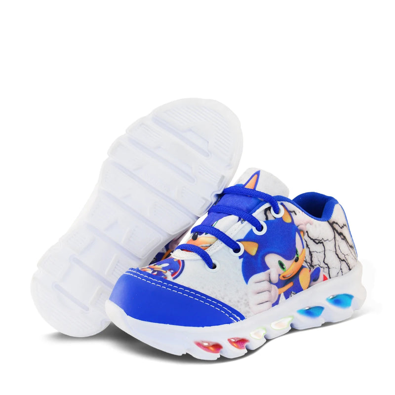 Tênis Infantil Masculino com Luz de LED – Modelo Sonic