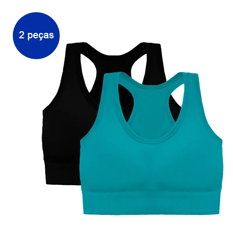 2 Peças de Tops Femininos para Academia, Tops Femininos, Sutiãs Femininos, Sutiãs Sexy, Sutiãs Esportivos, Academia, Sutiãs Femininos