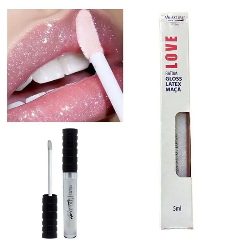 Kit com 3 Gloss Labial Max Love – Efeito Látex
