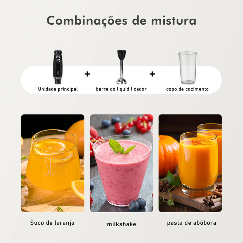 Liquidificador Mixer 127V Coibeu — Mini Liquidificador Portátil Elétrico