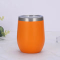 Copo Térmico 350ml com Tampa Tipo Cuia – Aço Inox 304