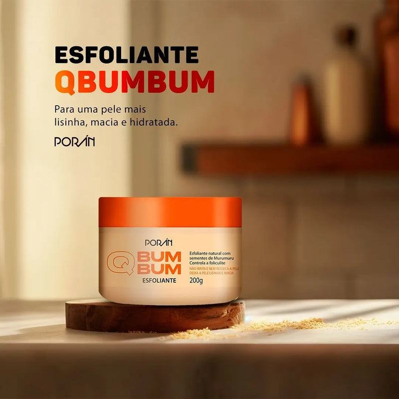 Esfoliante Natural Vegano – Q Bum Bum Porán