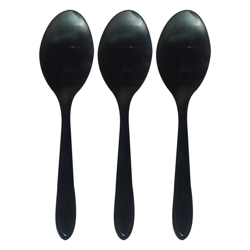 Conjunto Premium de Talheres em Aço Inoxidável Preto