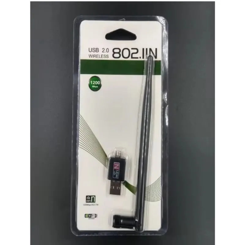 Adaptador WiFi USB 150Mbps 2.4GHz Antena USB 802.11n/g/b USB LAN Placa de Rede Sem Fio PC Receptor WiFi
