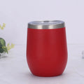 Copo Térmico 350ml com Tampa Tipo Cuia – Aço Inox 304