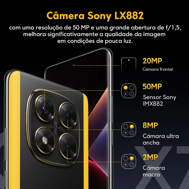POCO X7 Versión Global – Smartphone Dimensión 7300-Ultra