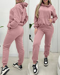 Conjunto Feminino Casual com Moletom Forrado – Tendência Outono/Inverno 2024