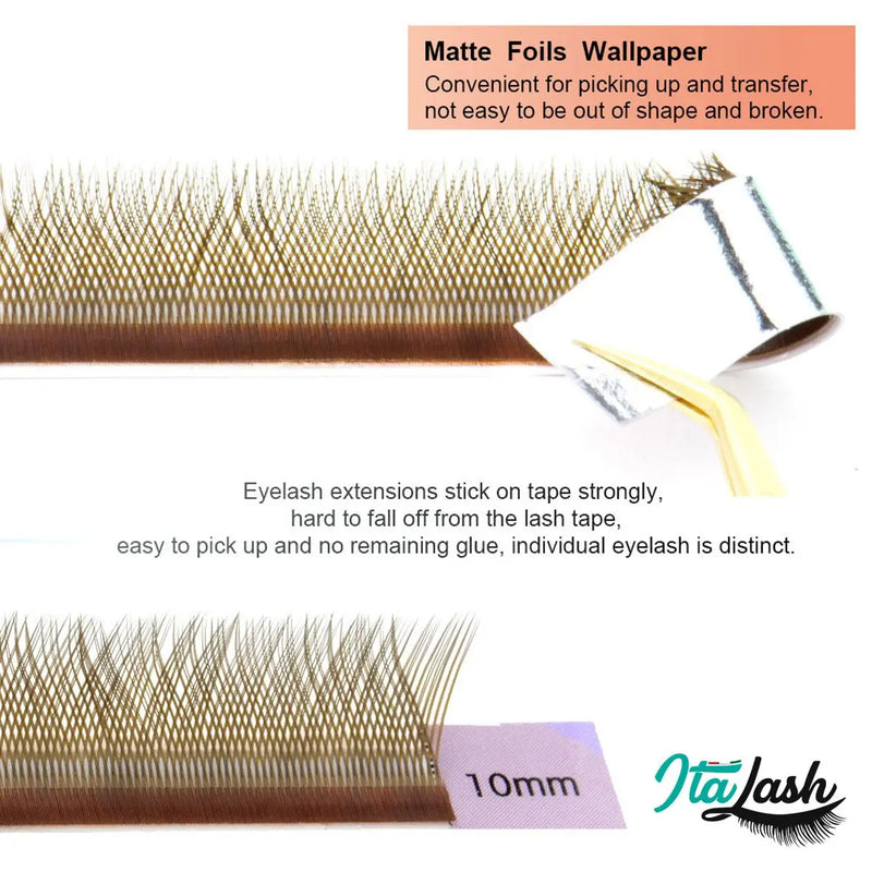 Cílios Nagaraku Y Yarns Marrom Volume Brasileiro