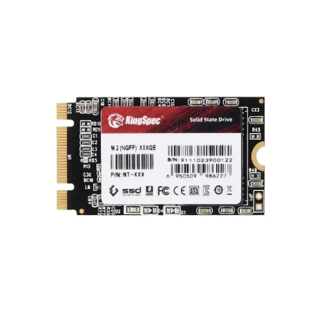 SSD M.2 2242 da KingSpec NT Series com capacidade de 256GB e interface SATA III