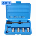 Kit Ferramenta Removedora de Assento de Injetor Diesel 5 Peças – Para Delphi, Bosch, BMW, Mercedes, PSA, Ford, Fiat, Peugeot