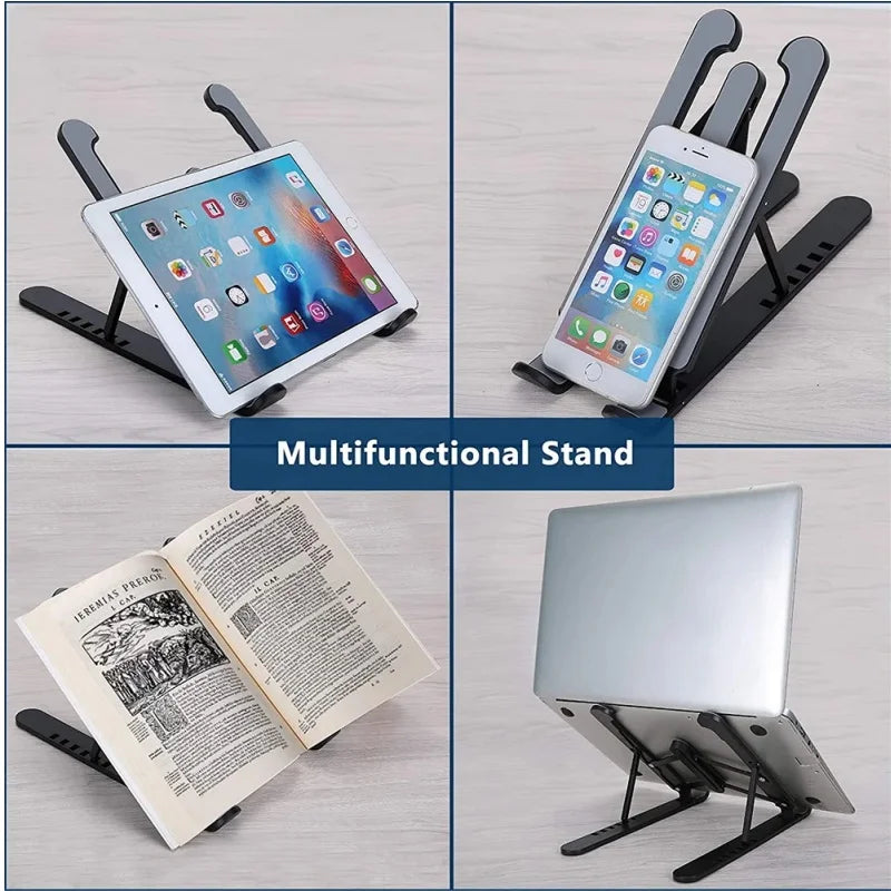 Suporte Universal para Laptop – Brasil | Suporte para Computador com Ângulo Ajustável, Estável, Portátil e Dobrável