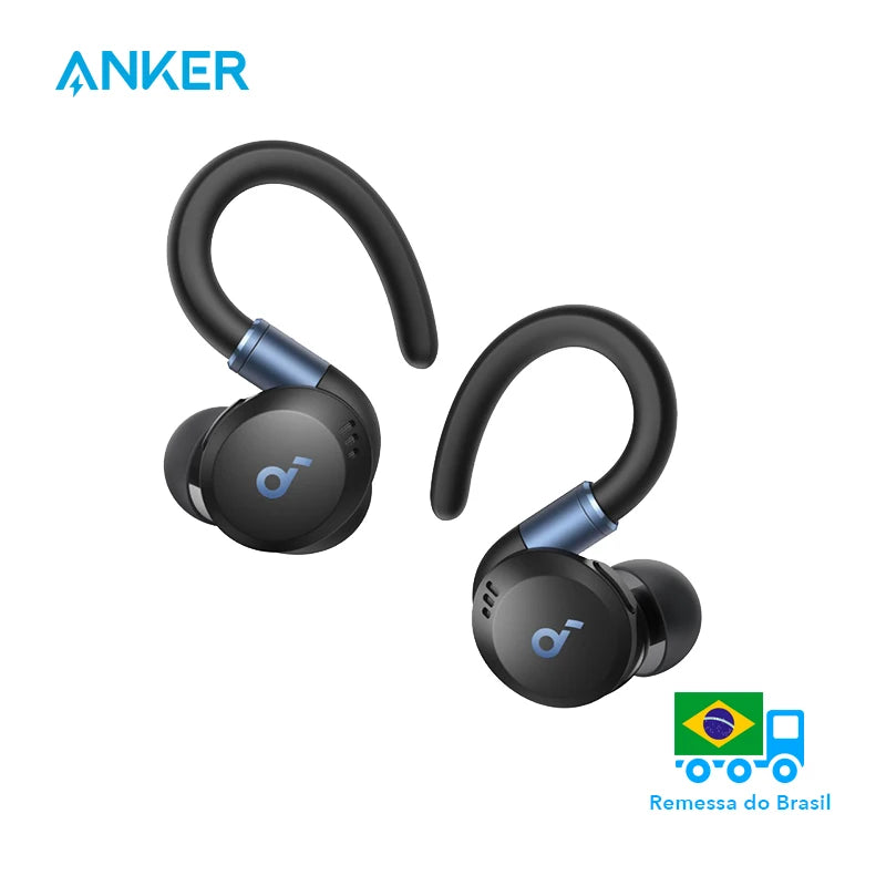 Soundcore by Anker Sport X20 – Fones de Ouvido True Wireless para Treino com Ganchos Auriculares