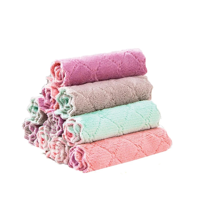 Pano Absorvente Anti-óleo para Cozinha / Toalha de Limpeza / Toalha de Mesa
