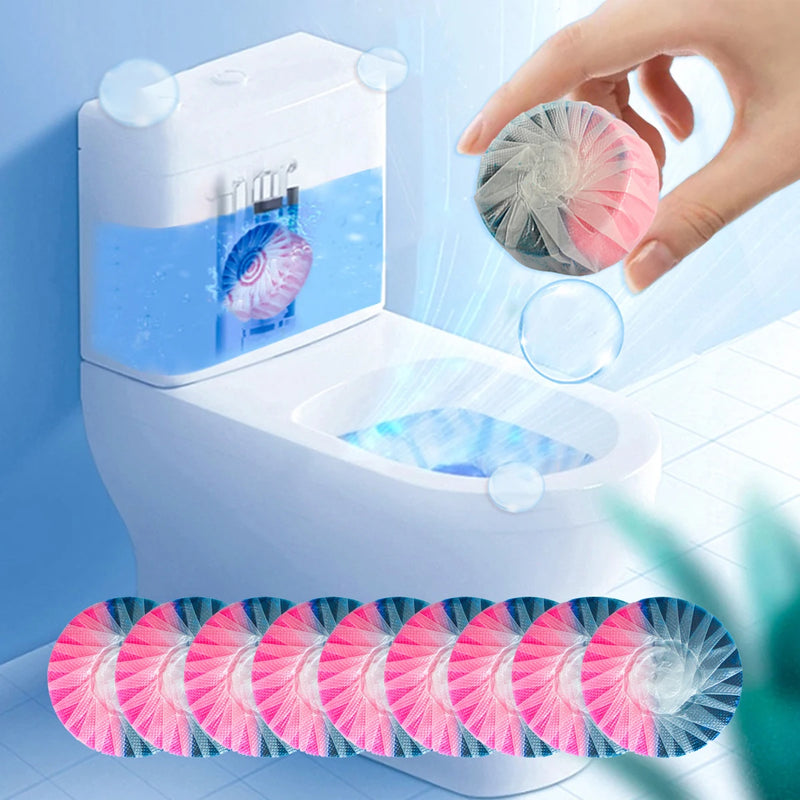 Tabletes Automáticos para Limpeza de Vaso Sanitário – Tecnologia de Liberação Contínua, Frescor Duradouro