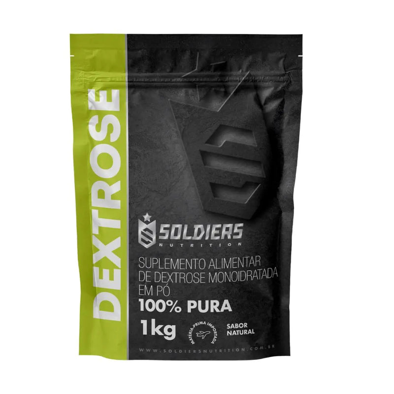 Dextrose 1Kg - 100% Pura Importada - Soldiers Nutrition